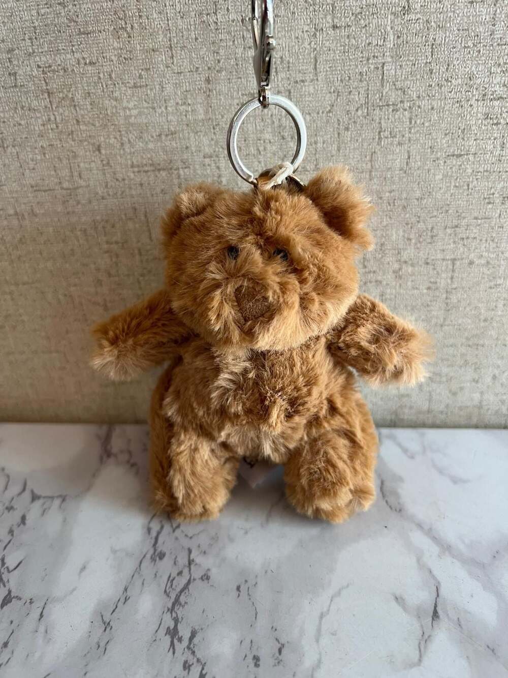 Jellycat Bartholomew Bear Bag Charm Keyring Plush 100% authentic - Picture 2 of 5